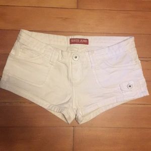 Guess Jeans White Denim Shorts